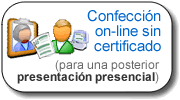 Confeccion sin certificado